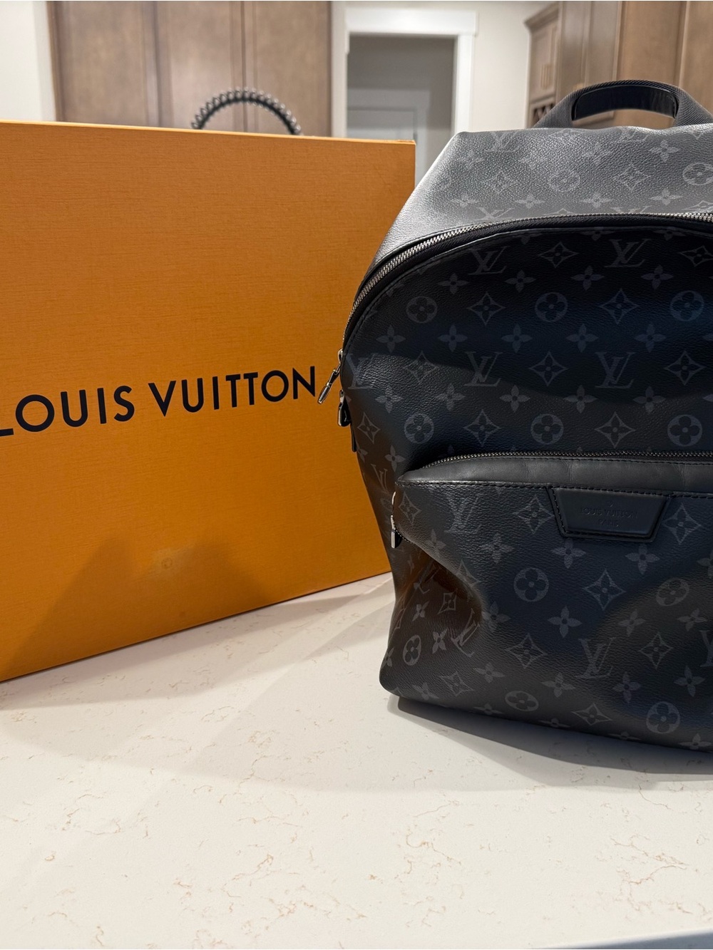 Louis Vuitton Black Monogram Backpack